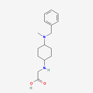 molecular formula C16H24N2O2 B7928801 [4-(Benzyl-methyl-amino)-cyclohexylamino]-acetic acid 