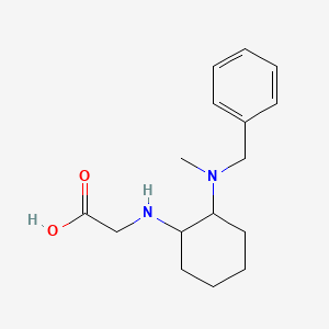 molecular formula C16H24N2O2 B7928807 [2-(Benzyl-methyl-amino)-cyclohexylamino]-acetic acid 