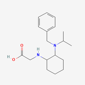 molecular formula C18H28N2O2 B7928841 [2-(Benzyl-isopropyl-amino)-cyclohexylamino]-acetic acid 