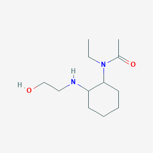 molecular formula C12H24N2O2 B7928854 N-Ethyl-N-[2-(2-hydroxy-ethylamino)-cyclohexyl]-acetamide 