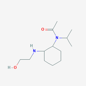 molecular formula C13H26N2O2 B7928864 N-[2-(2-Hydroxy-ethylamino)-cyclohexyl]-N-isopropyl-acetamide 