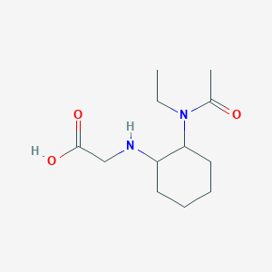 molecular formula C12H22N2O3 B7929052 [2-(Acetyl-ethyl-amino)-cyclohexylamino]-acetic acid 