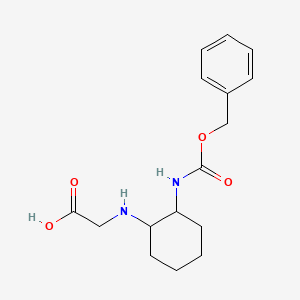 molecular formula C16H22N2O4 B7929083 (2-Benzyloxycarbonylamino-cyclohexylamino)-acetic acid 