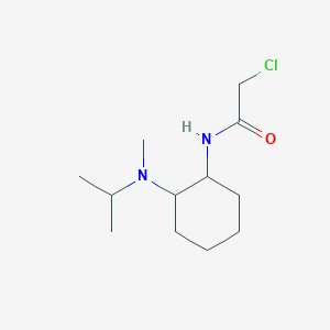 molecular formula C12H23ClN2O B7929103 2-Chloro-N-[2-(isopropyl-methyl-amino)-cyclohexyl]-acetamide 