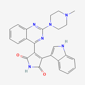 molecular formula C25H22N6O2 B7929178 索他司他林 CAS No. 949935-06-2