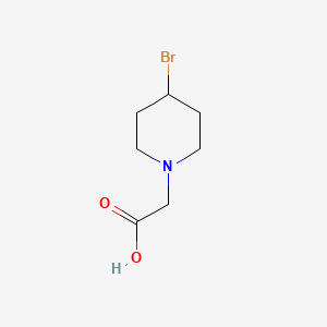 molecular formula C7H12BrNO2 B7929209 (4-Bromo-piperidin-1-yl)-acetic acid 