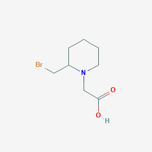 molecular formula C8H14BrNO2 B7929238 (2-Bromomethyl-piperidin-1-yl)-acetic acid 