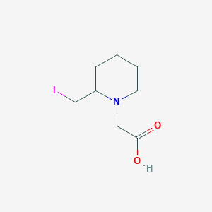 molecular formula C8H14INO2 B7929286 (2-Iodomethyl-piperidin-1-yl)-acetic acid 