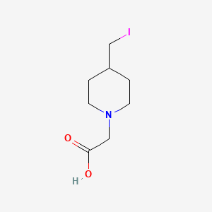 molecular formula C8H14INO2 B7929302 (4-Iodomethyl-piperidin-1-yl)-acetic acid 