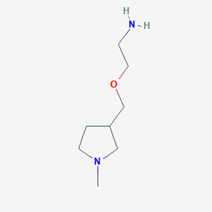 molecular formula C8H18N2O B7929568 2-(1-Methyl-pyrrolidin-3-ylmethoxy)-ethylamine 