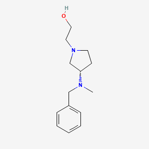 molecular formula C14H22N2O B7929676 2-[(S)-3-(Benzyl-methyl-amino)-pyrrolidin-1-yl]-ethanol 