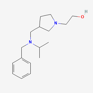 molecular formula C17H28N2O B7929723 2-{3-[(Benzyl-isopropyl-amino)-methyl]-pyrrolidin-1-yl}-ethanol 