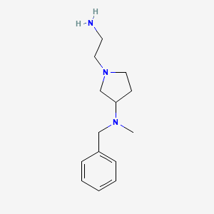 molecular formula C14H23N3 B7929744 [1-(2-Amino-ethyl)-pyrrolidin-3-yl]-benzyl-methyl-amine 