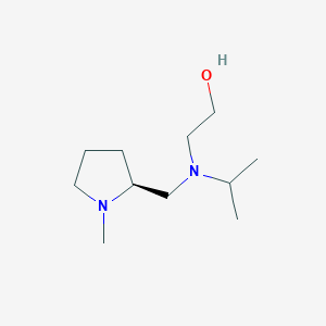 molecular formula C11H24N2O B7929783 2-[Isopropyl-((S)-1-methyl-pyrrolidin-2-ylmethyl)-amino]-ethanol 