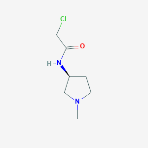 molecular formula C7H13ClN2O B7929896 2-Chloro-N-((S)-1-methyl-pyrrolidin-3-yl)-acetamide 