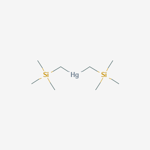 molecular formula C8H22HgSi2 B079299 双((三甲基硅基)甲基)汞 CAS No. 13294-23-0