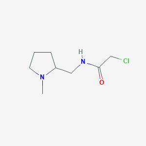 molecular formula C8H15ClN2O B7929902 2-Chloro-N-(1-methyl-pyrrolidin-2-ylmethyl)-acetamide 