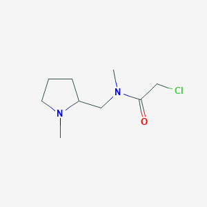 molecular formula C9H17ClN2O B7929917 2-Chloro-N-methyl-N-(1-methyl-pyrrolidin-2-ylmethyl)-acetamide 