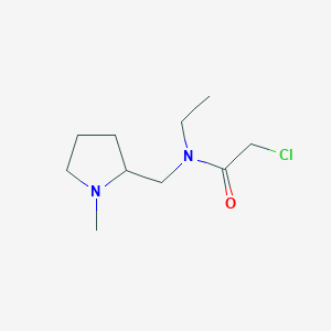 molecular formula C10H19ClN2O B7929937 2-Chloro-N-ethyl-N-(1-methyl-pyrrolidin-2-ylmethyl)-acetamide 