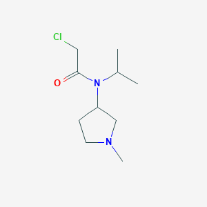molecular formula C10H19ClN2O B7929959 2-Chloro-N-isopropyl-N-(1-methyl-pyrrolidin-3-yl)-acetamide 
