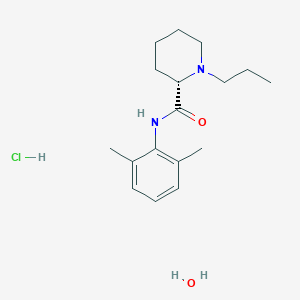 molecular formula C17H29ClN2O2 B000793 盐酸罗哌卡因一水合物 CAS No. 132112-35-7