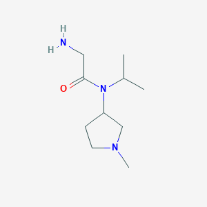 molecular formula C10H21N3O B7930059 2-Amino-N-isopropyl-N-(1-methyl-pyrrolidin-3-yl)-acetamide 