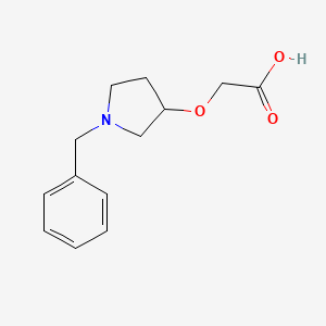 molecular formula C13H17NO3 B7930151 (1-Benzyl-pyrrolidin-3-yloxy)-acetic acid 