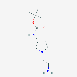 [1-(2-Amino-ethyl)-pyrrolidin-3-yl]-carbamic acid tert-butyl ester