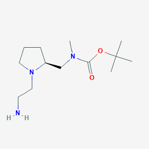 [(S)-1-(2-Amino-ethyl)-pyrrolidin-2-ylmethyl]-methyl-carbamic acid tert-butyl ester