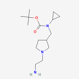 [1-(2-Amino-ethyl)-pyrrolidin-3-ylmethyl]-cyclopropyl-carbamic acid tert-butyl ester