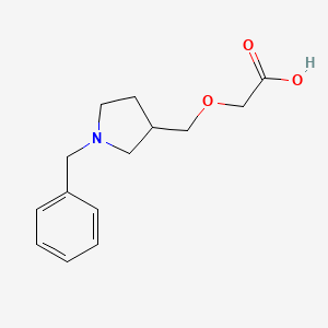 molecular formula C14H19NO3 B7930693 (1-Benzyl-pyrrolidin-3-ylmethoxy)-acetic acid 