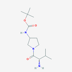 [1-((S)-2-Amino-3-methyl-butyryl)-pyrrolidin-3-yl]-carbamic acid tert-butyl ester