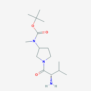 [1-((S)-2-Amino-3-methyl-butyryl)-pyrrolidin-3-yl]-methyl-carbamic acid tert-butyl ester