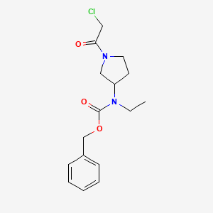 [1-(2-Chloro-acetyl)-pyrrolidin-3-yl]-ethyl-carbamic acid benzyl ester