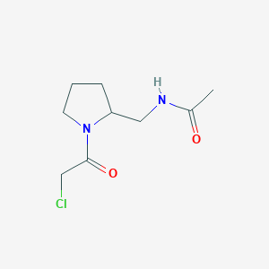 N-[1-(2-Chloro-acetyl)-pyrrolidin-2-ylmethyl]-acetamide