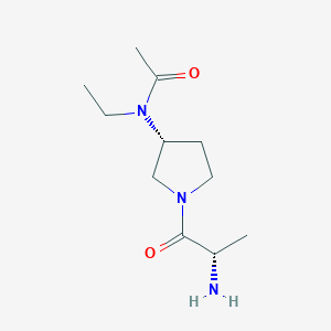 N-[(R)-1-((S)-2-Amino-propionyl)-pyrrolidin-3-yl]-N-ethyl-acetamide