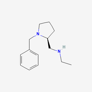 molecular formula C14H22N2 B7931410 ((S)-1-Benzyl-pyrrolidin-2-ylmethyl)-ethyl-amine 