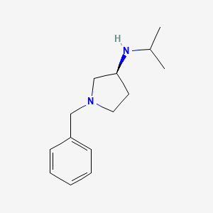 molecular formula C14H22N2 B7931414 ((S)-1-Benzyl-pyrrolidin-3-yl)-isopropyl-amine 