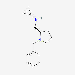 molecular formula C15H22N2 B7931433 ((S)-1-Benzyl-pyrrolidin-2-ylmethyl)-cyclopropyl-amine 