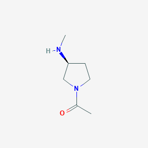 (S)-1-(3-(Methylamino)pyrrolidin-1-yl)ethanone