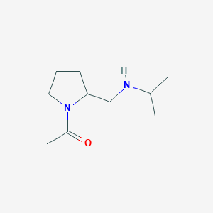 molecular formula C10H20N2O B7931472 1-[2-(Isopropylamino-methyl)-pyrrolidin-1-yl]-ethanone 