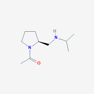 molecular formula C10H20N2O B7931478 1-[(S)-2-(Isopropylamino-methyl)-pyrrolidin-1-yl]-ethanone 