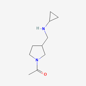 1-(3-Cyclopropylaminomethyl-pyrrolidin-1-yl)-ethanone