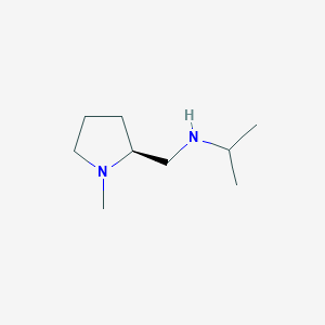 molecular formula C9H20N2 B7931509 Isopropyl-((S)-1-methyl-pyrrolidin-2-ylmethyl)-amine 