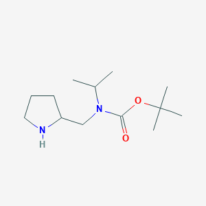 molecular formula C13H26N2O2 B7931558 Isopropyl-pyrrolidin-2-ylmethyl-carbamic acid tert-butyl ester 