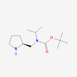 Isopropyl-(S)-1-pyrrolidin-2-ylmethyl-carbamic acid tert-butyl ester