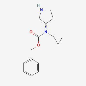 Cyclopropyl-(S)-pyrrolidin-3-yl-carbamic acid benzyl ester