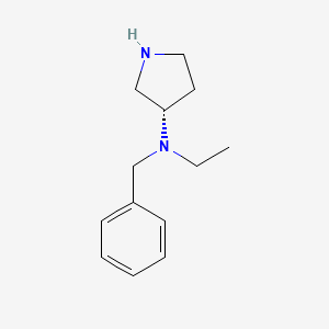 molecular formula C13H20N2 B7931663 Benzyl-ethyl-(S)-pyrrolidin-3-yl-amine 