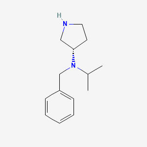 molecular formula C14H22N2 B7931678 Benzyl-isopropyl-(S)-pyrrolidin-3-yl-amine 
