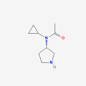(S)-N-Cyclopropyl-N-(pyrrolidin-3-yl)acetamide